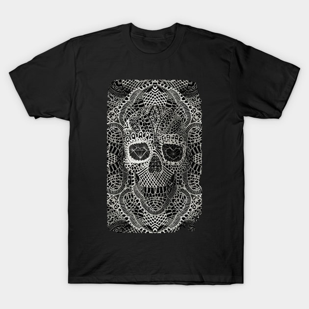 Lace Skull T-Shirt by aligulec